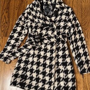 Yoki Houndstooth Peacoat
